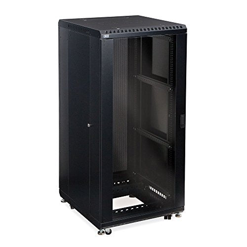 Kendall Howard 27U Linier Glass and Vented Doors Server Cabinet