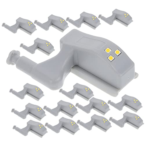 SkoTo LED Hinge Light 20pcs for Wardrobe/Cabinet/Closet Night Lamp