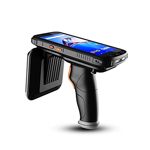 Riversmerge Industrial Long Range RFID UHF Handheld Scanner Reader Android 9.0 Terminal (4GB RAM 64GB ROM + Bar Code + NFC)