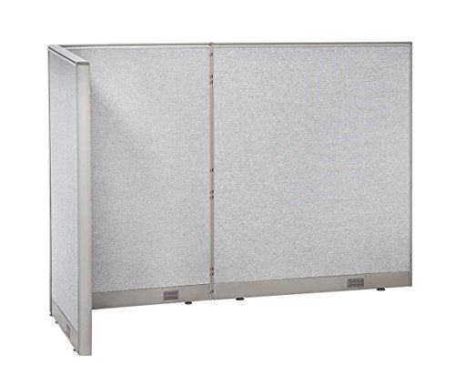 GOF Freestanding L Shaped Office Partition - Large Fabric Room Divider Panel