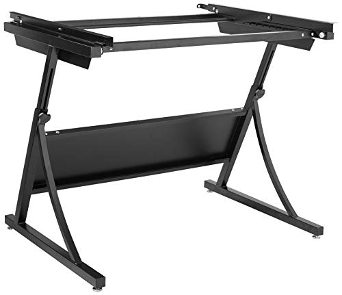Safco Products 3957 PlanMaster Height-Adjustable Drafting Table - Black