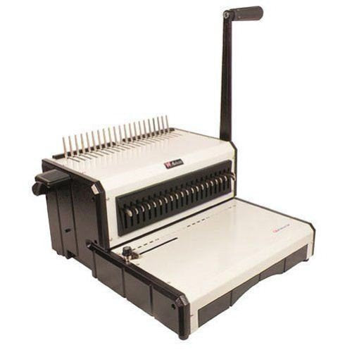 Akiles AlphaBind-CM Manual Plastic Comb Binding Machine Gray