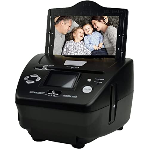 MYDLO All-in-1 Film & Slide Scanner, Slide Viewer - Converts 35mm 135 110 126 Films/Slides/Negatives to Digital JPG Photos