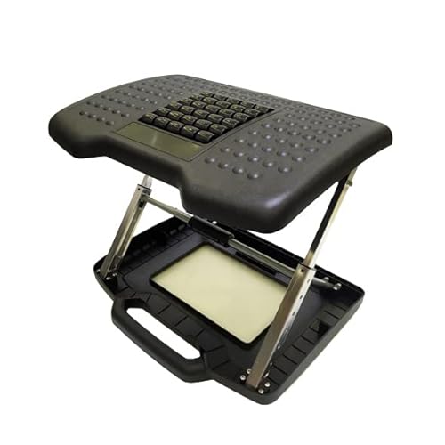 NOTRYA Office Foot Rest - Adjustable Angle, Non-Slip, Leg Relief Massage Lift - Under Desk Footrest