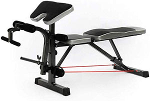 DLWDMRV Home Bench Press Chair Dumbbell Stool Tengma Adjustable Dumbbell Stool Weightlifting Bed Bench Press Sit-up Bench ndoor Multi-Function Weight, Strength Training Equipment for Full-Body Workout