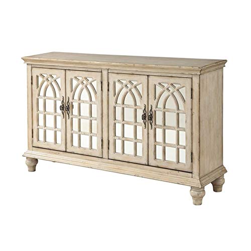 Coast to Coast Imports Baskill French Cream Four Door Credenza