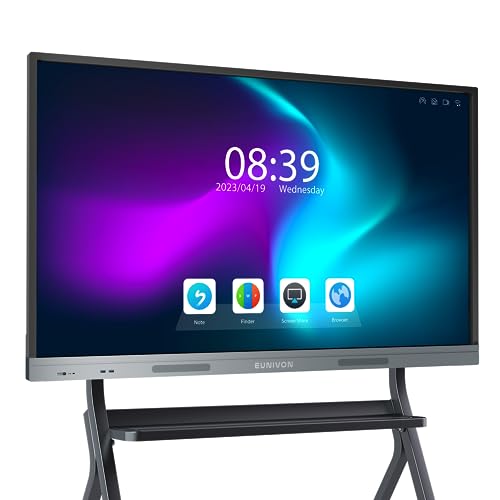 EUNIVON 55'' 4K UHD Interactive Touch Screen Smart Whiteboard
