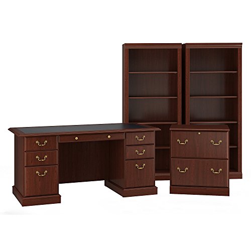 Bush Furniture Saratoga Home Office Desk, Brown