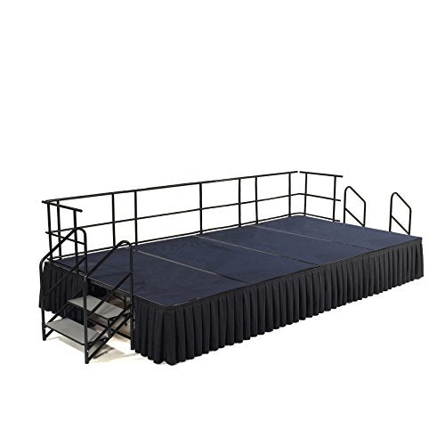None National Public Seating 8'x16' Stage