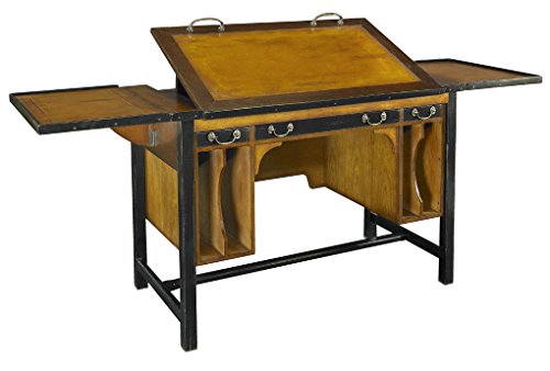 Nautical Home Decoration Architects Desk 30" Drafting Table Wooden Office Furniture