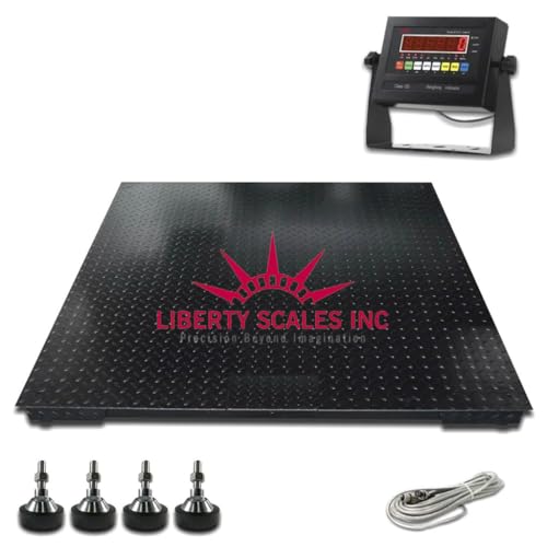 Liberty Scales, Inc. Industrial Floor Scale | NTEP Certified | 48" x 72" | 2,500 lbs Capacity | LS-800-4X6