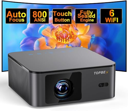 Topben Native 1080P Projector 21000LM WiFi 6 Bluetooth 5.2