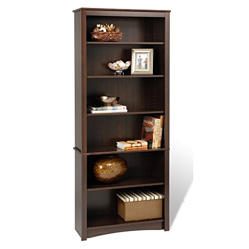 Prepac Espresso 6-Shelf Bookcase