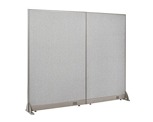 GOF Freestanding Office Partition, Large Fabric Room Divider Panel - 66" W x 72" H