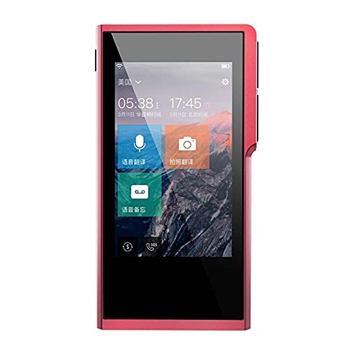UsmAsk Smart Language Translator Device, 3.1Inch Touch Screen, 63 Languages, Gray (Red)