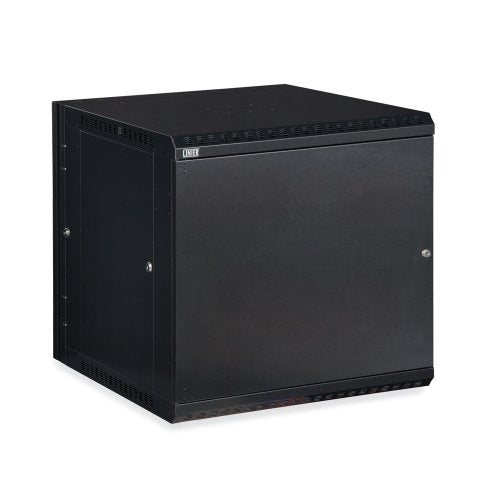 Kendall Howard Linier Solid Door Swing-Out Wall Mount Cabinet 12U