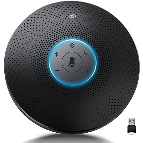 EMEET Bluetooth Speakerphone - M2 Max 48kHz Professional 4 HD Mics Conference Speaker