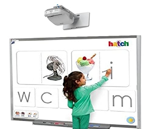 ImagingMart Interactive Whiteboard with Projector Bundle for Classroom/Office Professionals