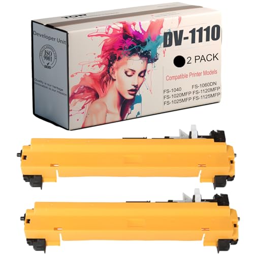 MYNVY DV-1110 Developer Unit Replacement for Kyocera FS Printers - Black 2pack