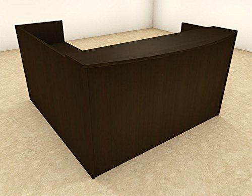 UTM Furniture 3pc L Shape Modern Office Reception Desk OT-SUL-R8