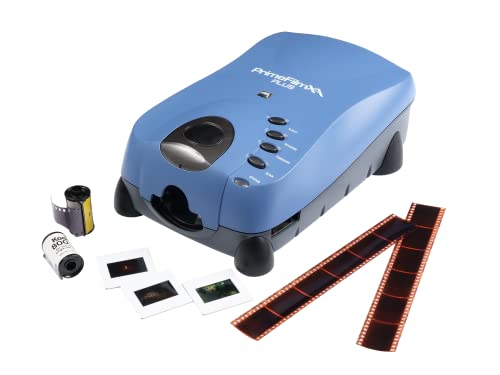 Pacific Image Electronics PrimeFilm XA Plus Film Scanner - 35mm Film & Slide Scanner - Faster Scan Speed - Auto Roll Film & Film Strip Scanning - Auto Focus - 10000 dpi/48-bit Output - 4.2 Dynamic Range - Mac/PC
