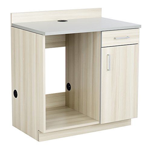 Safco Products 1705VS Modular Hospitality Breakroom Base Cabinet, Appliance, Vanilla Stix Base/Gray Top