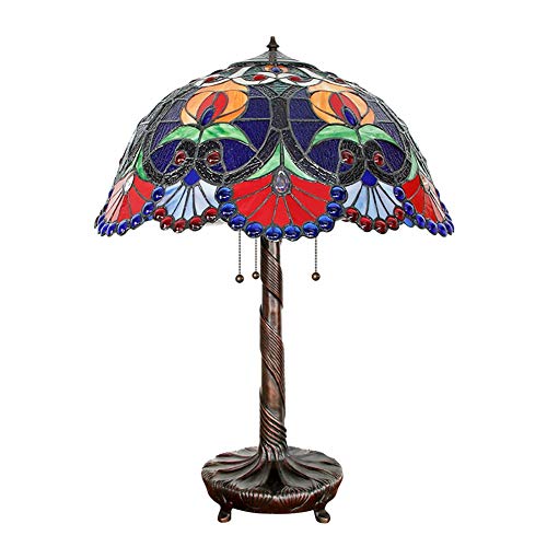 LIUCHUNYANSH Tiffany Lamp Stained Glass Shade Desk Reading Light
