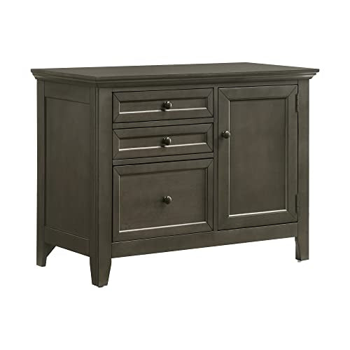 Intercon San Mateo Home Office 41" Wide Gray Credenza - 4 Legs