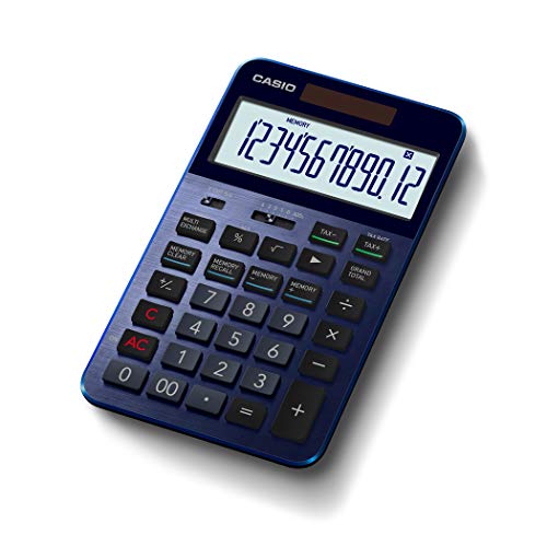 CASIO(カシオ) プレミアム電卓 12桁 ネイビー S100BU
