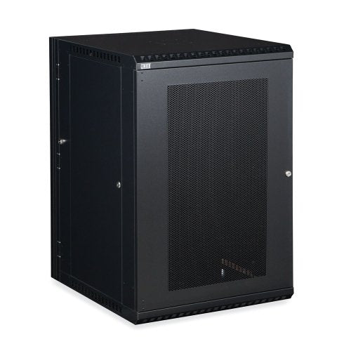 Kendall Howard Wall Mountable Black Cabinet - 18U - 19