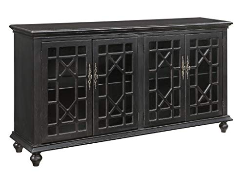 Coast to Coast Imports Edwardsville Texture Black Credenza