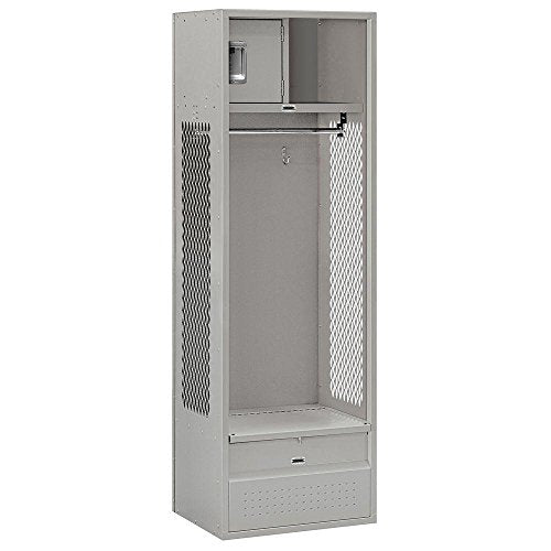 Salsbury Industries Metal Locker, 6-Feet-18-Inch, Grey