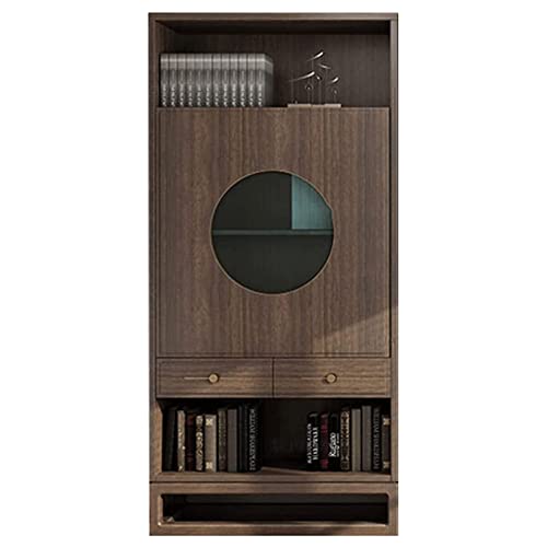None Chinese-Style Bookcase Setting Shelf Cabinet - Elegant Luxury Storage for Office or Study