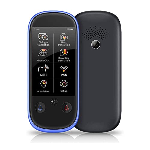 UsmAsk Smart Instant Language Translator Device, Portable 2-Way Translations, 75 Languages, 3.0Inch Touch Screen, Black