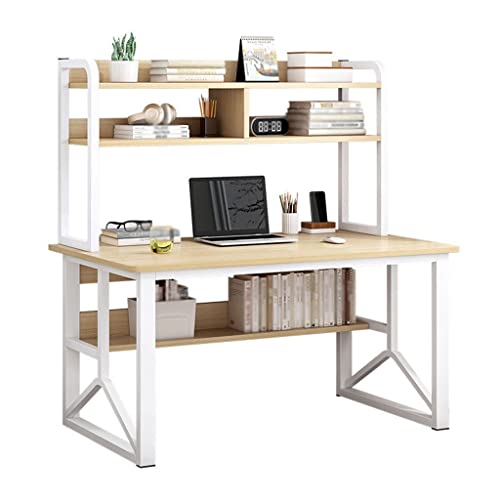 None Study Table Student Desk Bookshelf Combination Computer Desktop Table