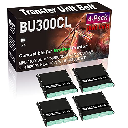 Kolasels Transfer Unit Belt 4-Pack for MFC-9460CDN MFC-9560CDW MFC-9970CDW HL-4150CDN - BU300CL BU-300CL Replacement
