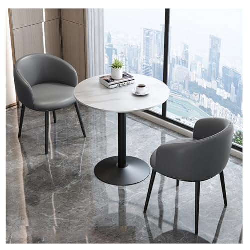 AG-HJMJP Reception Table and Chair Combination, Coffee Table Set for Sales Office Meetings