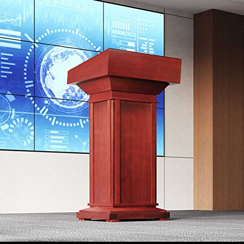 SHABOZ Podium Acrylic Lectern Pulpit Stand with Spacious Drawer - Ideal for Churches, Offices, Hotels, Schools, Seminars, Weddings, Classrooms