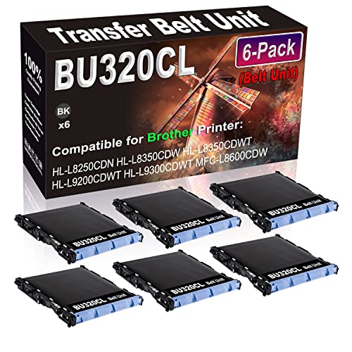 Kolasels Transfer Unit Belt 6-Pack Compatible BU-320CL for HL-L8250CDN Printer