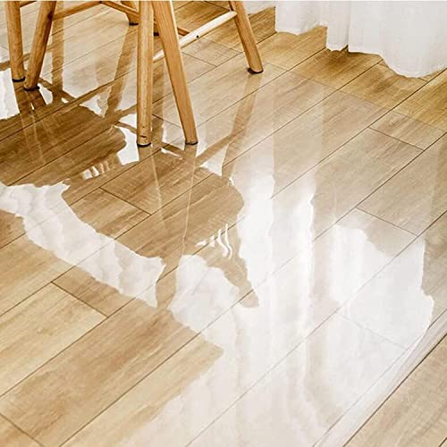 ZHOUHONG Hard-Floor Chair Mat Clear PVC Protector - Non Slip, Multiple Sizes - Office, Carpet, Tile, Marble, Hardwoods