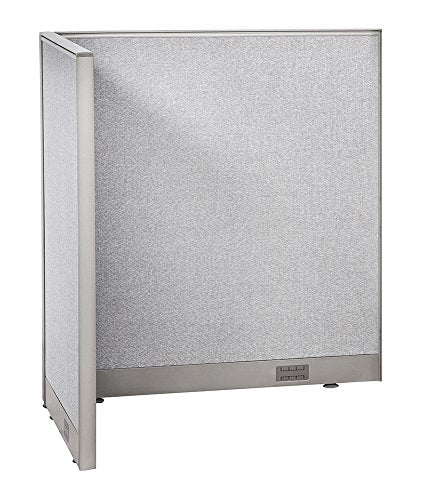 GOF Freestanding L Shaped Office Partition - Large Fabric Room Divider Panel