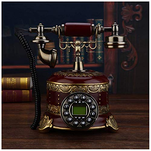 TEmkin Vintage Retro Wooden Caller ID Telephone