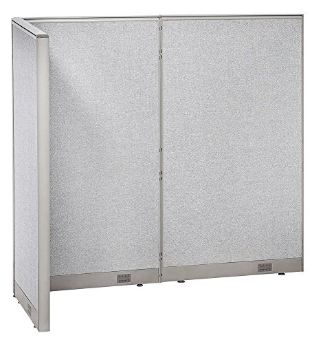 GOF Freestanding L Shaped Office Partition - Large Fabric Room Divider Panel