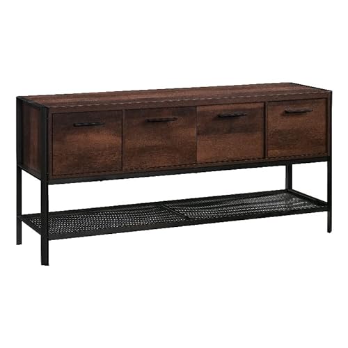 Sauder Office Credenza in Barrel Oak