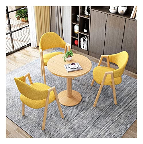 SYLTER Modern Kitchen Dining Room Accent Chairs Set of 6 PU Leather Upholstered Bold Iron Legs