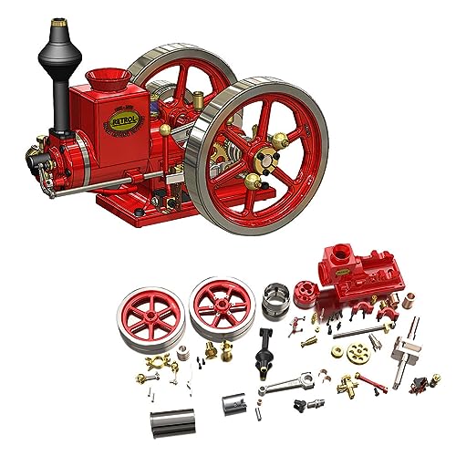 KAROYD Hit and Miss Engine Model HM-01 7cc 4-Stroke Horizontal Internal Combustion Engine (KIT Version)