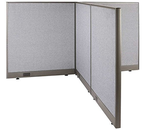 GOF Freestanding T-Shaped Office Partition - Large Fabric Room Divider Panel