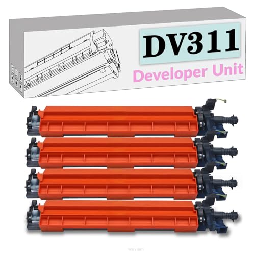 PUCIO Developer Unit Compatible with Konica Minolta C220 C280 C360 Printers - 4 Color