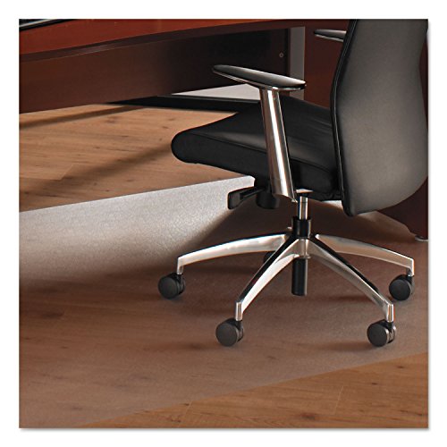 FLR1215020019ER Hard Floor Mat, 79" x 60", 75 mil, Clear Polycarbonate
