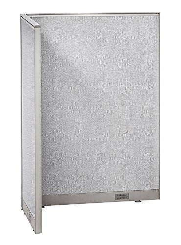 GOF Freestanding L Shaped Office Partition - Large Fabric Room Divider Panel 30" D x 48" W x 72" H